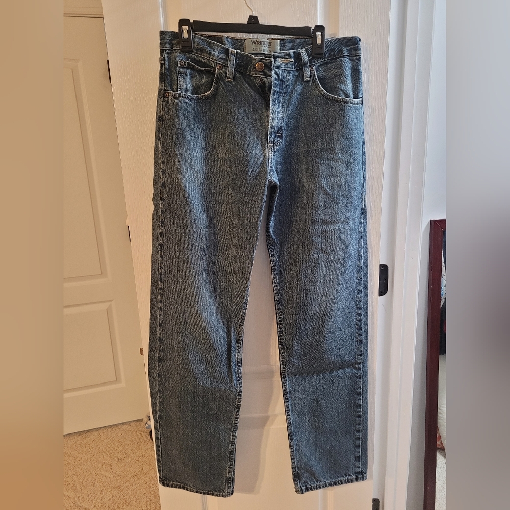 Wrangler Authentics 32 X 34 Blue Jeans